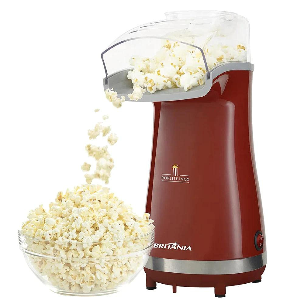 Pipoqueira, Poplite inox Bpi01vi, Vermelho, 220V, Britânia | Amazon (BR)