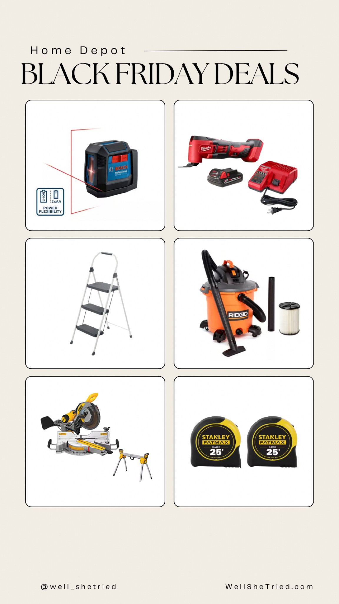 Home Depot Black Friday Deals 

#LTKHome #LTKGiftGuide #LTKSaleAlert
