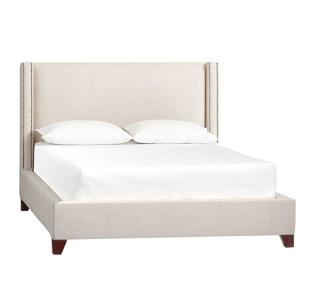 Harper Upholstered Non-Tufted Low Bed | Pottery Barn (US)