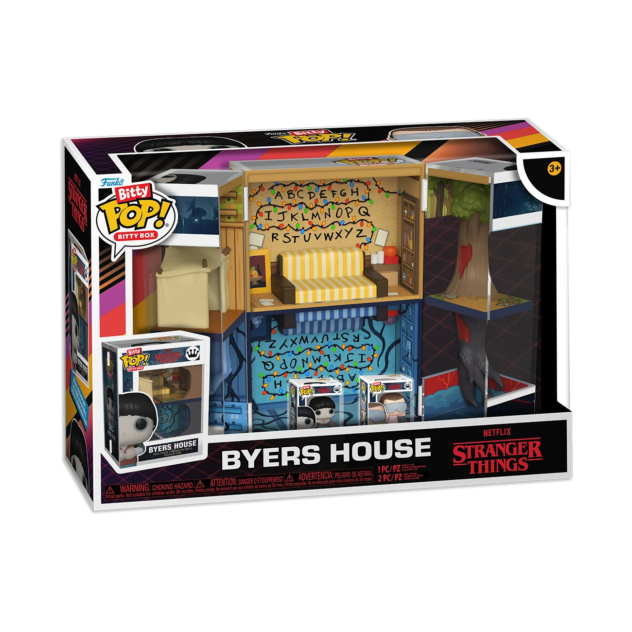 Funko Bitty POP! Box: Stranger Things - Byers House with Upside Down Will and Eleven with Goggles... | Walmart (US)
