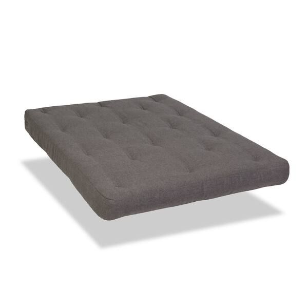 Serta Bralee 8" Cotton and CertiPUR Futon Mattress (mattress only) - Brown - Queen | Bed Bath & Beyond