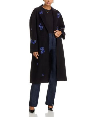 Cinq à Sept Gravis Crystal Embellished Coat | Bloomingdale's Cinq à Sept | Bloomingdale's (AU)