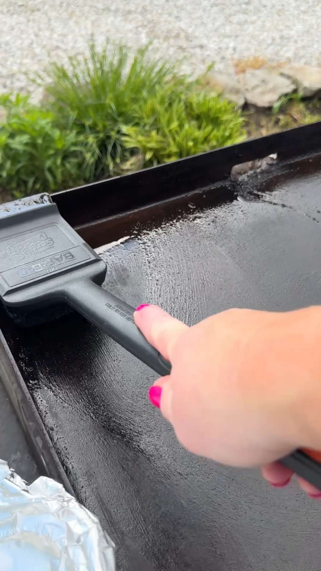 This grill brush works great and avoids those wires getting into food like the old brush I used. #grilling #cleaning  

 #LTKfoodie #LTKSeasonal #LTKHome