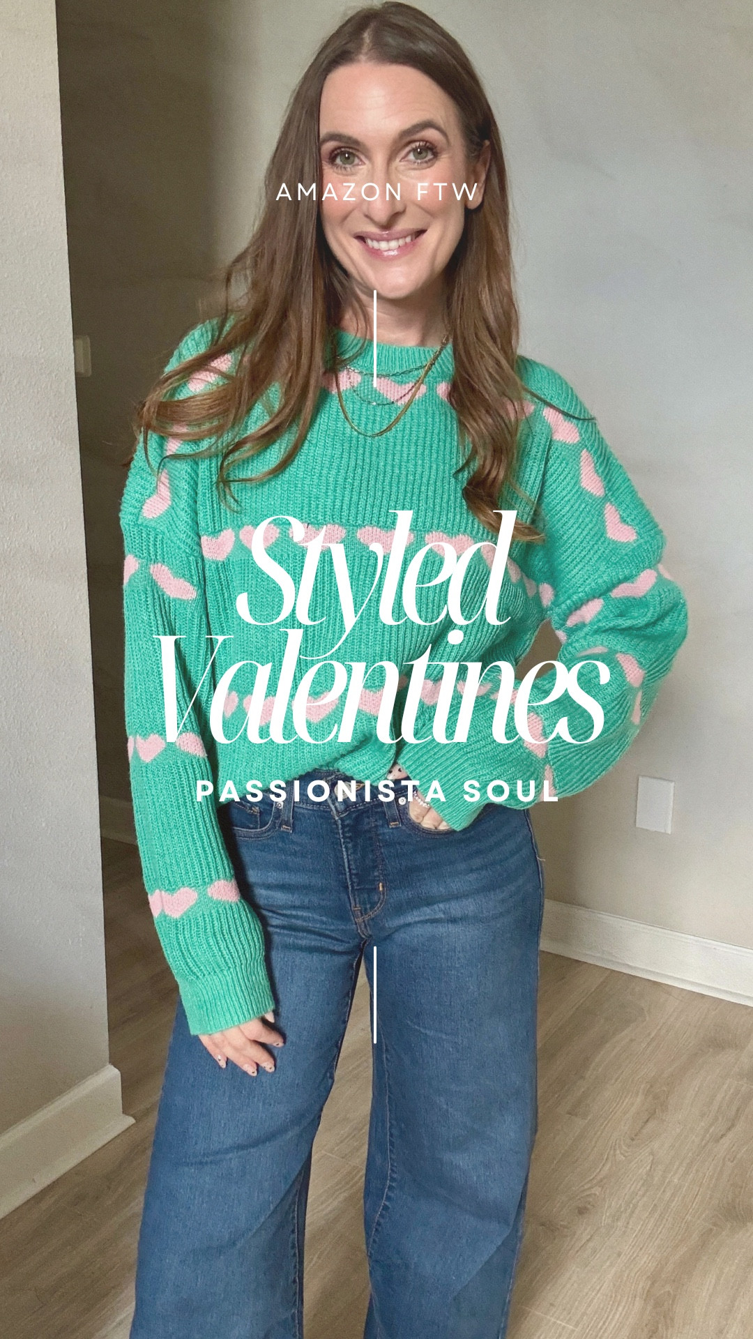 Styled valentines outfit if you are still looking for the perfect sweater! 

#LTKootd #LTKValentine