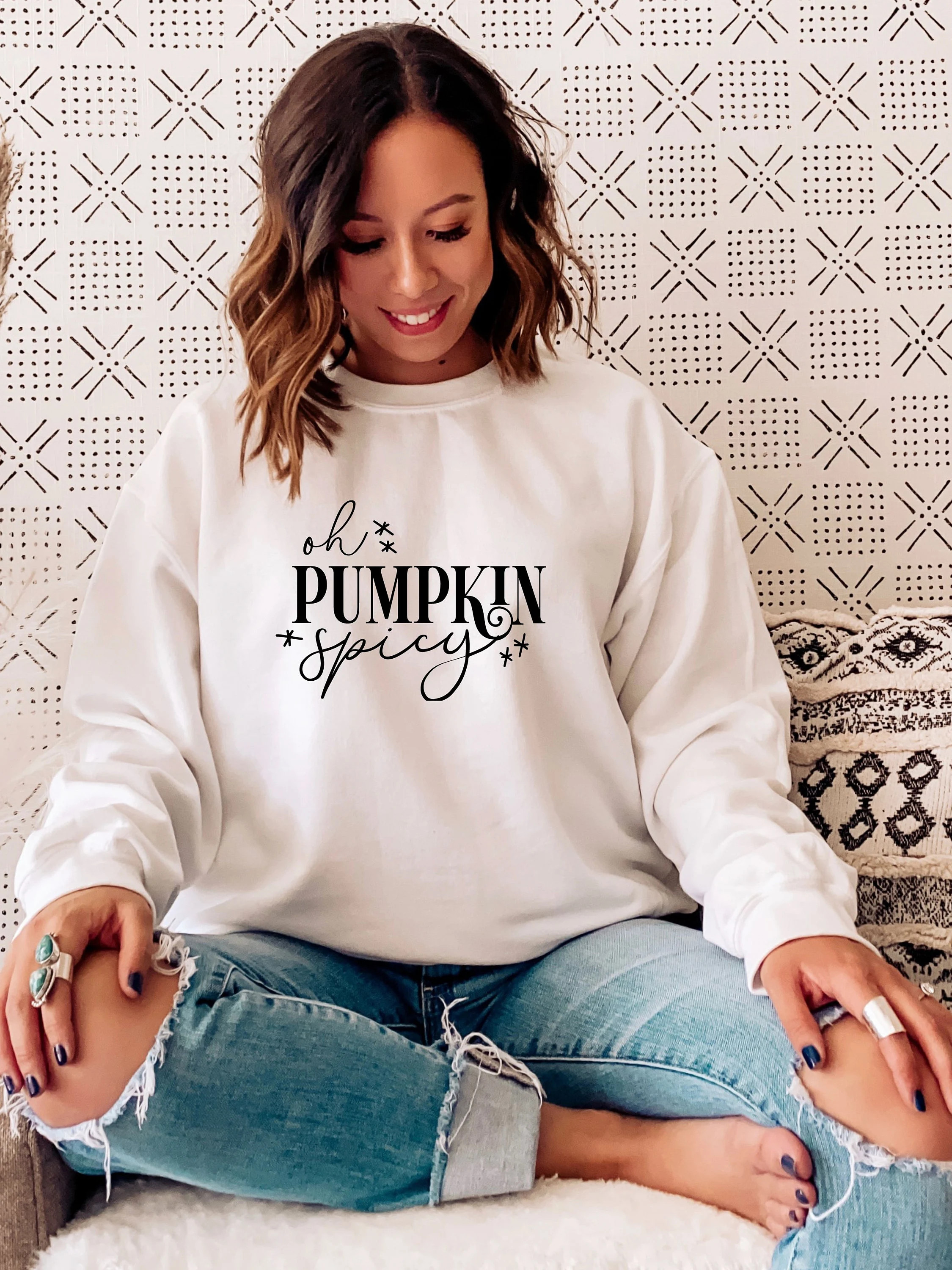 Pumpkin Sweatshirt | Spooky Season | Sweatshirt | Fall Sweatshirt | Cute Halloween Sweatshirt |Ha... | Etsy (US)