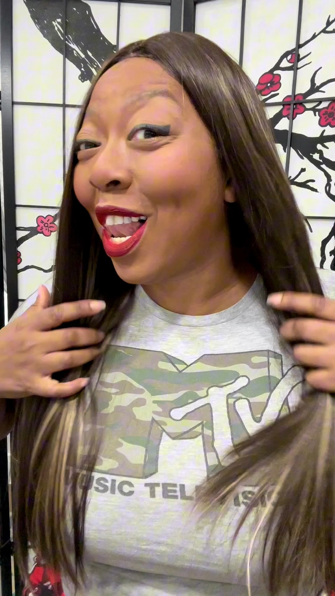 Very long sleek synthetic wig  with 2 x 2 lace! Easy install!

#LTKFindsUnder50 #LTKStyleTip #LTKBeauty