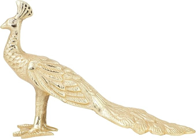 Metal Peacock Showpiece Statues Figurine for Home Table Decoration Décor Gifts Items | Amazon (US)