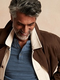 Organic Soft Wash Henley T-Shirt | Banana Republic (US)