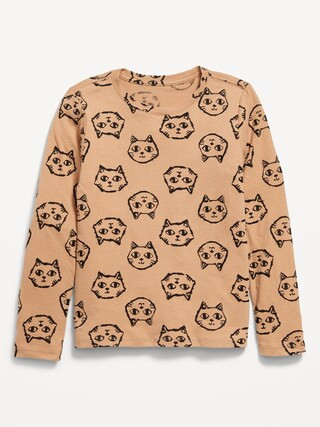 Softest Printed Long-Sleeve T-Shirt for Girls | Old Navy (US)