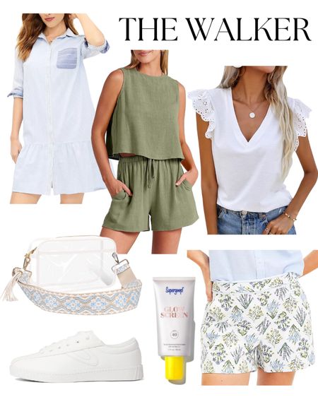 Head to a golf tournament season and looking for an easy but cute outfit for walking the course?! I’ve got you covered! These options will keep you comfy and classy all day! 

#LTKunder100 #LTKitbag #LTKstyletip