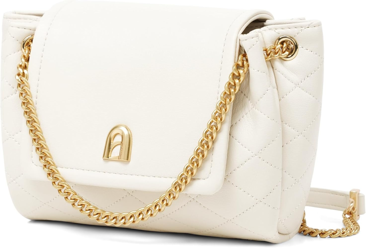 LAFESTIN Small Quilted Crossbody Bags For Women With Chain Strap, Trendy Shoulder Bag Soft Clutch... | Amazon (US)