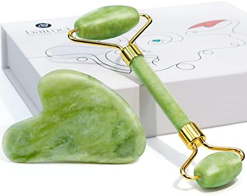 BAIMEI Jade Roller & Gua Sha Set Facial Beauty Tools, Face Roller Skin Massager for Face, Neck an... | Amazon (US)