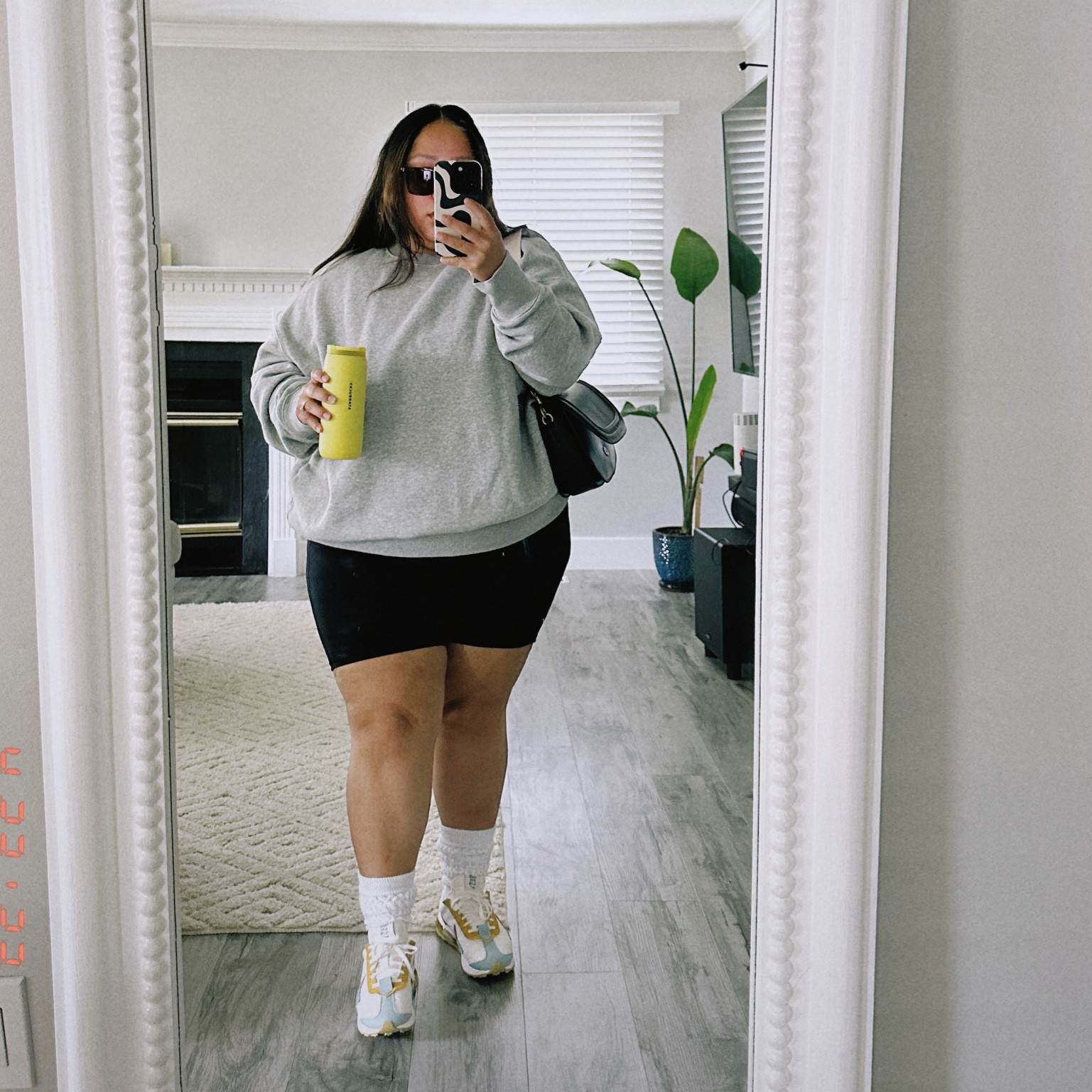 casual comfy outfit 

Amazon biker shorts size xxl
Nike crewneck size xxl


#LTKcurves #LTKstyletip #LTKshoecrush