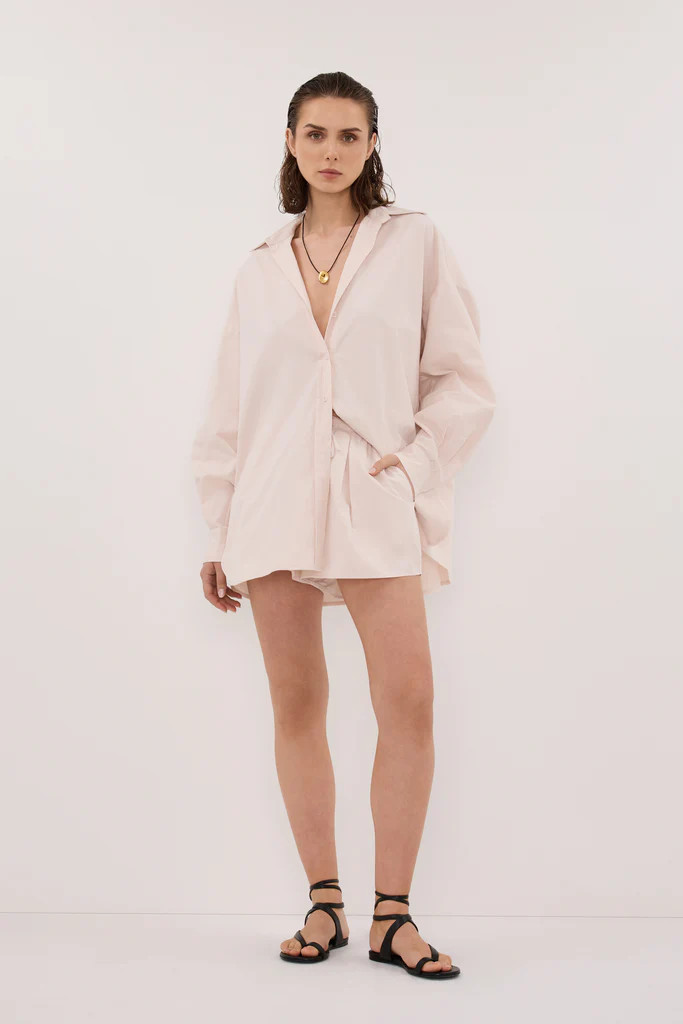 RAQUEL POWDER POPLIN SHORT | DISSH
