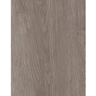 TrafficMaster Taupe Oak 4 MIL x 6 in. W x 36 in. L Peel and Stick Water Resistant Luxury Vinyl Pl... | The Home Depot