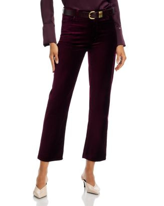 Le Sleek Straight High Rise Jeans in Full Glass Velvet | Bloomingdale's (US)