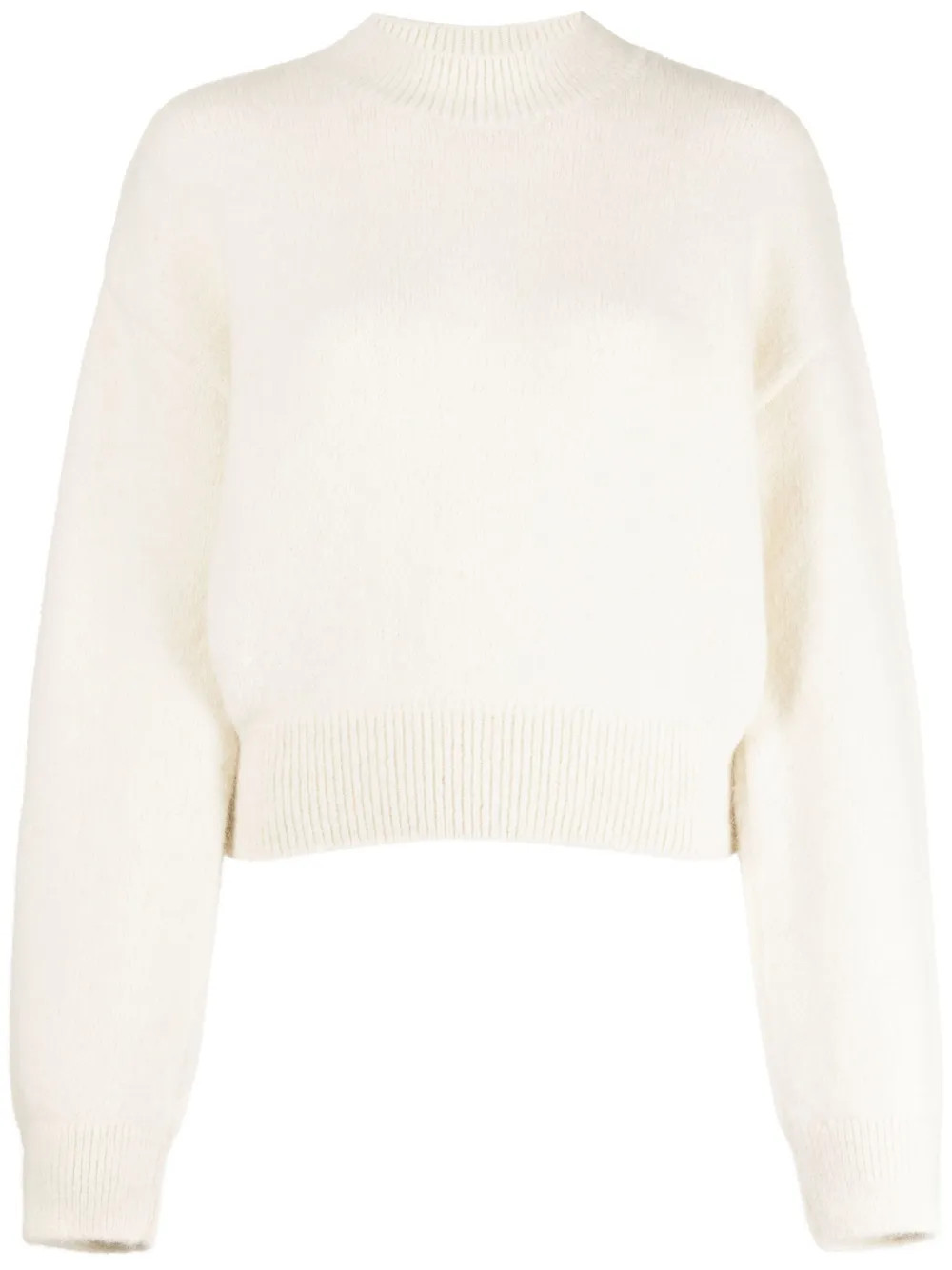La Maille Jacquemus logo-intarsia jumper | Farfetch Global
