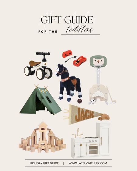 Gift guide for toddlers // little boy, little girl // 

#LTKGiftGuide #LTKbaby #LTKkids