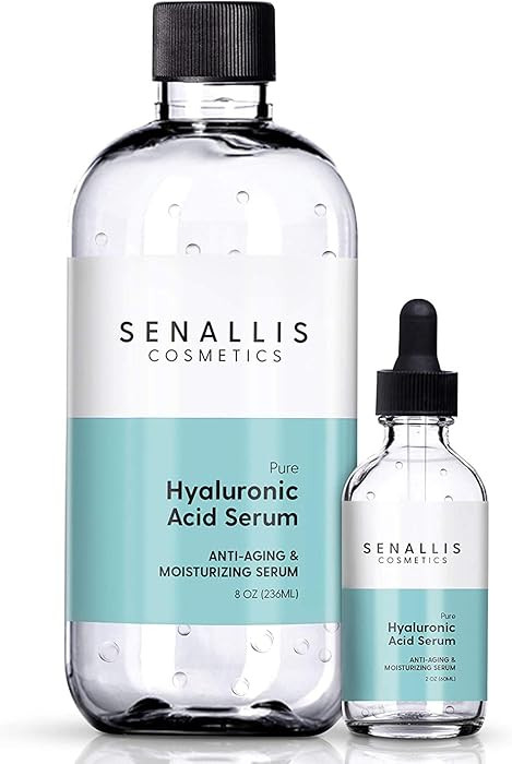 Hyaluronic Acid Serum Anti Aging/Wrinkle, Ultra-Hydrating Moisturizer That Reduces Dry Skin, 8 fl... | Amazon (US)