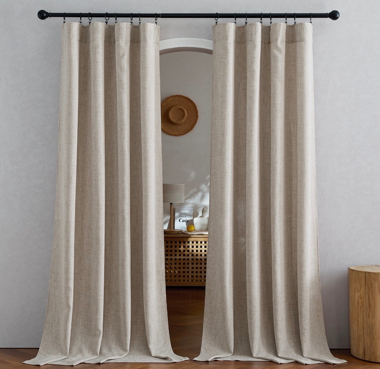Linen Curtains 84 inch Length, Semi Sheer Linen Light Filtering Farmhouse Curtains Rod Pocket Back Tab Privacy @Walmart

#LTKHome #LTKSaleAlert