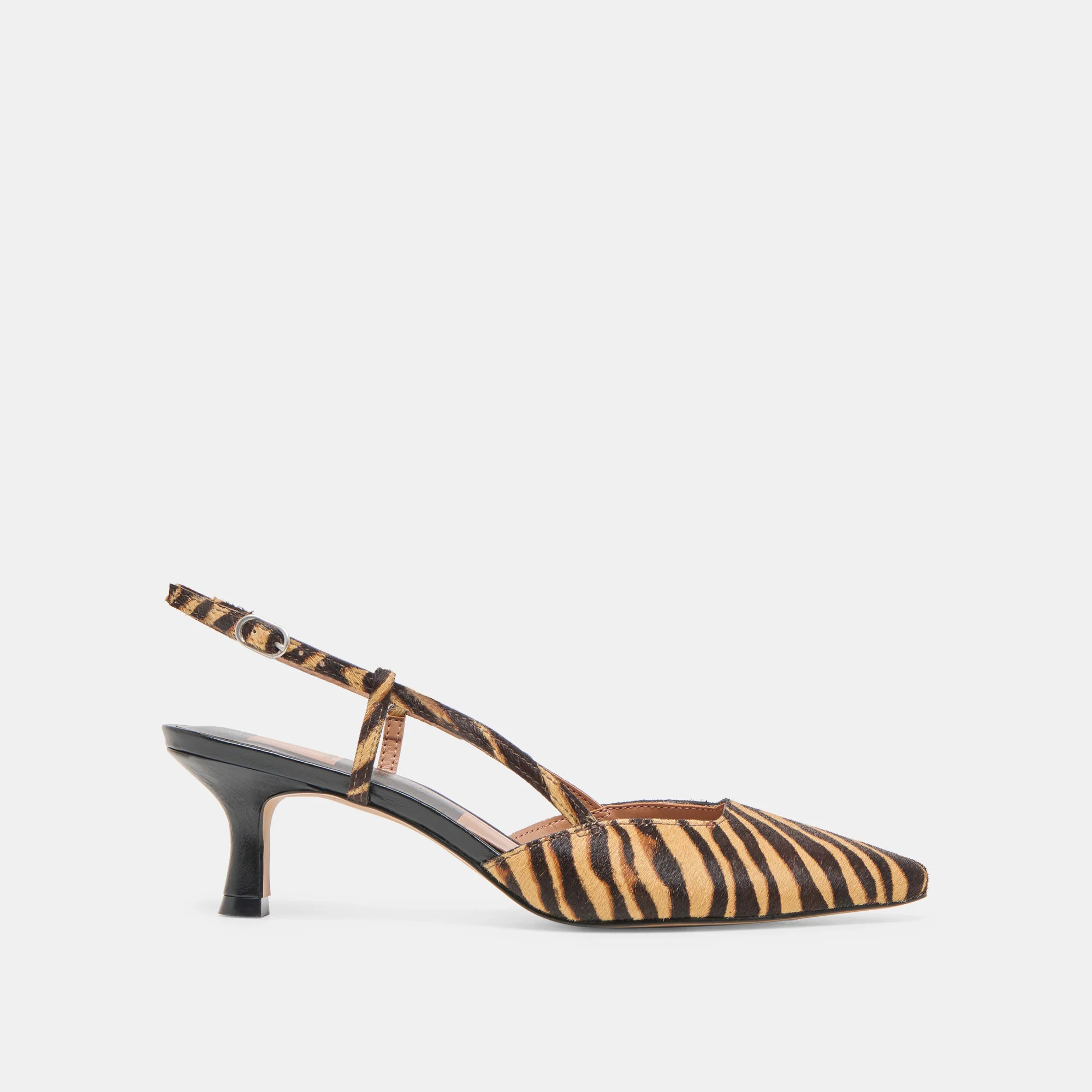 Odela Heels Tiger Calf Hair | DolceVita.com