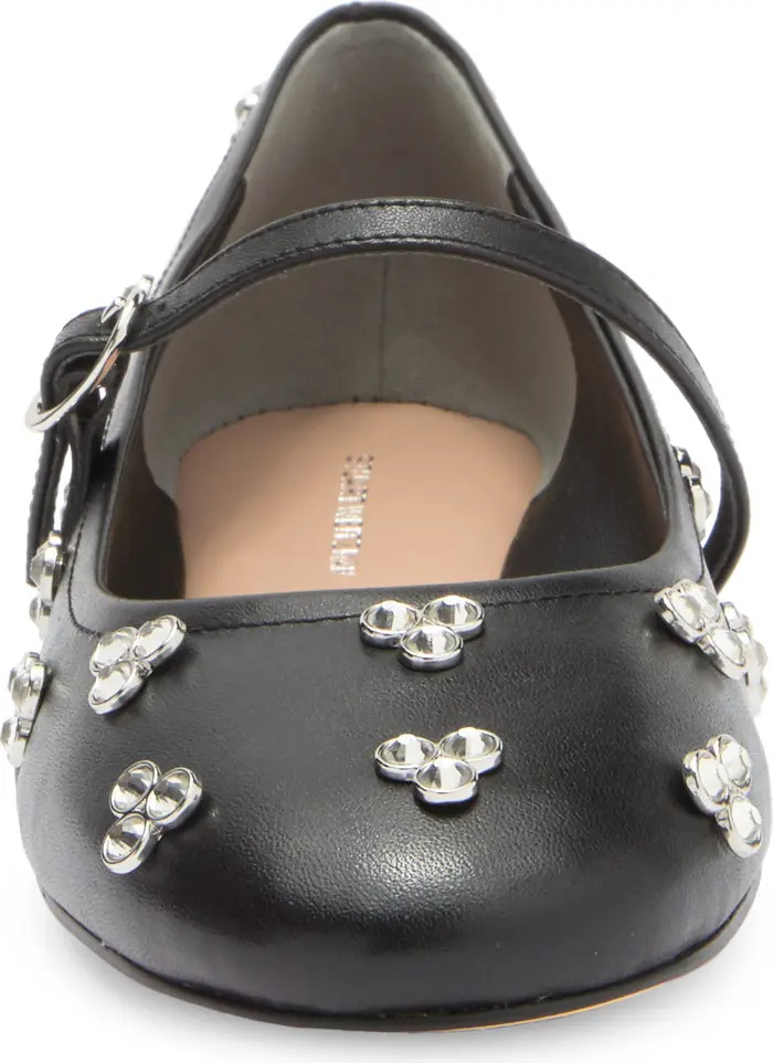 Stuart Weitzman Tammy Crystal Mary Jane Flat (Women) | Nordstromrack | Nordstrom Rack