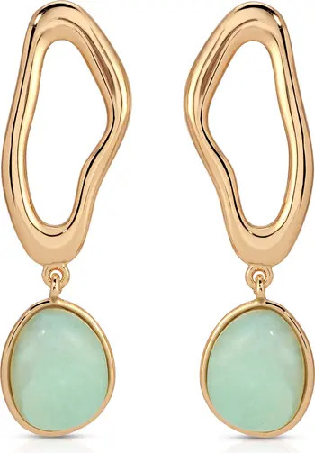 Organic Wave Semiprecious Stone Earrings | Nordstrom