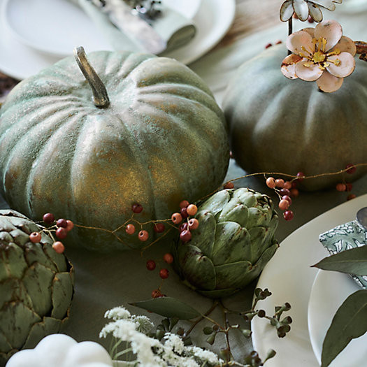 Glass Pumpkin, Large Green | Terrain