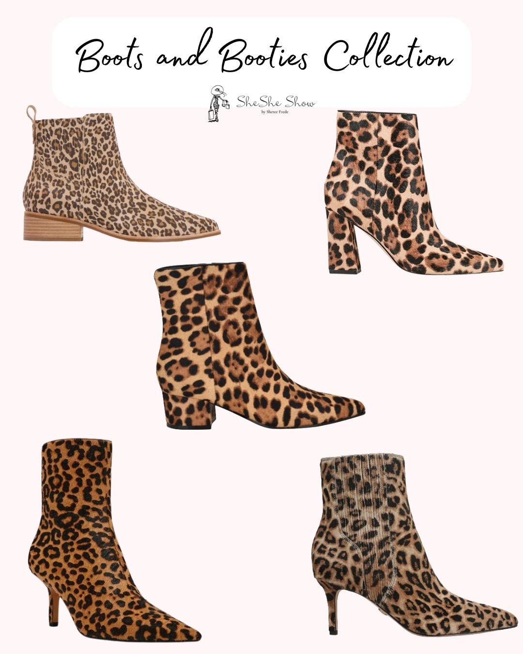  
Do you have a pair of leopard boots or booties? Here are some great styles. Leopard is a wardrobe staple print
Cheetah print. 
 

#LTKOver40 #LTKSeasonal #LTKShoeCrush