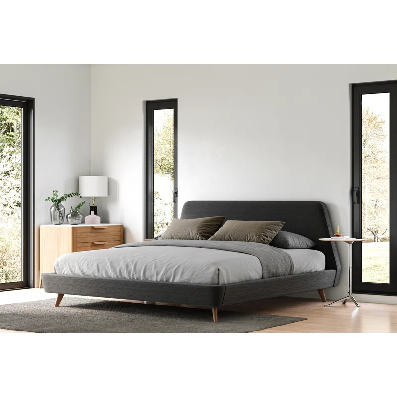 Henry Upholstered Low Profile Platform Bed | Wayfair North America