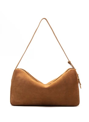 Trousse Large Suede Cognac | Elleme