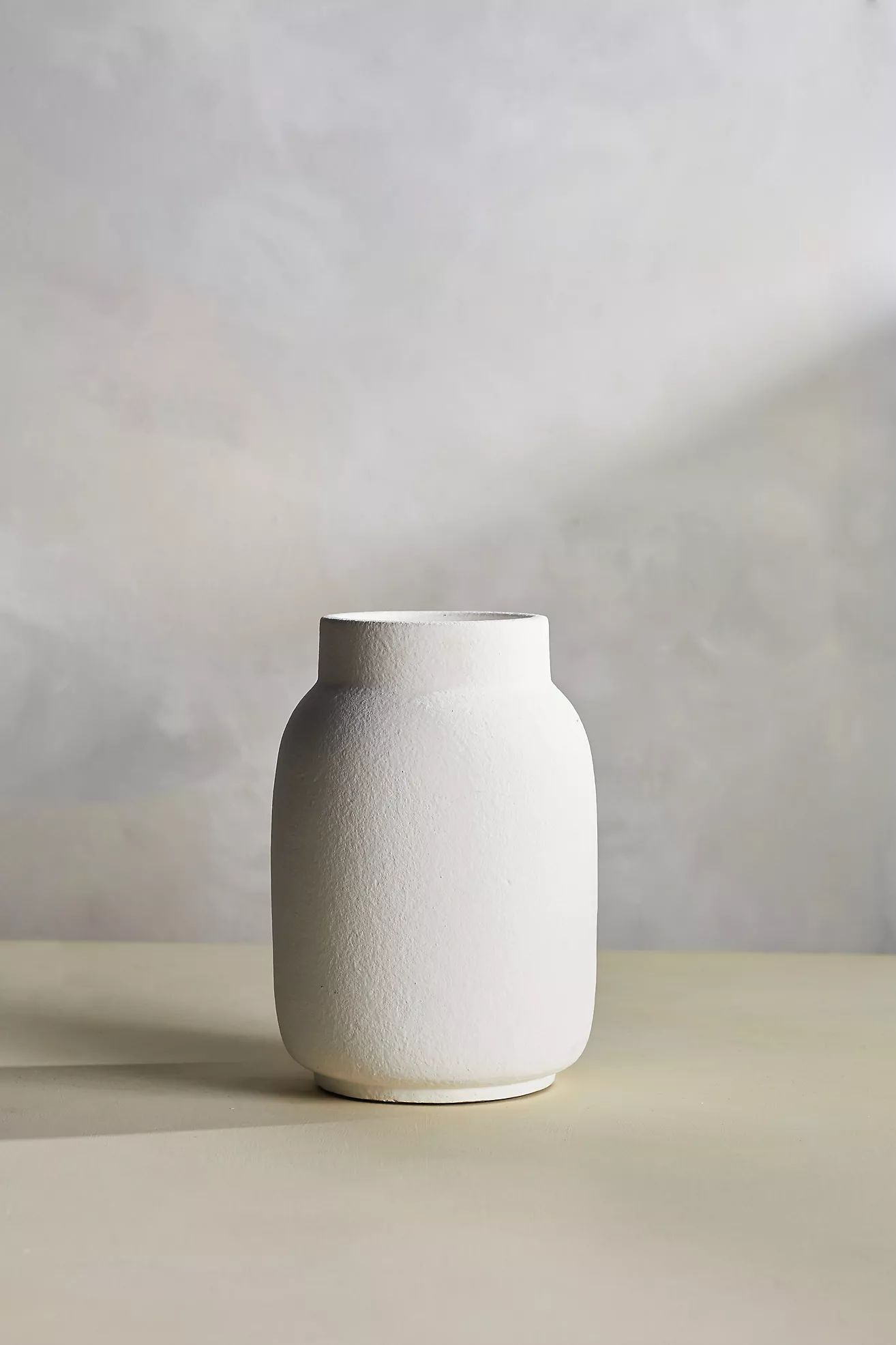 Matte Terracotta Vase, Large Wide Top | Terrain