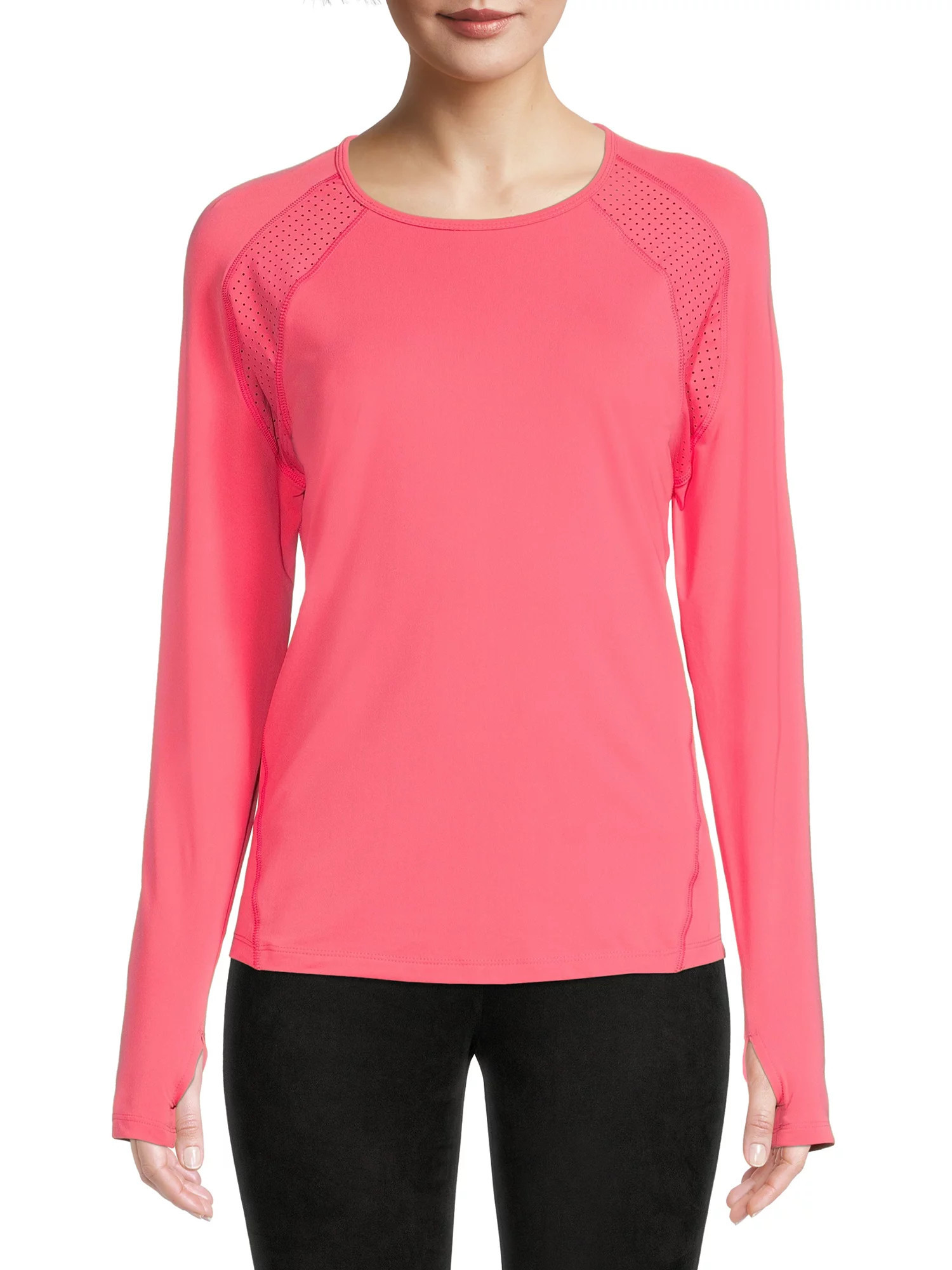 Avia Women's Long Sleeve Performance Tee | Walmart (US)