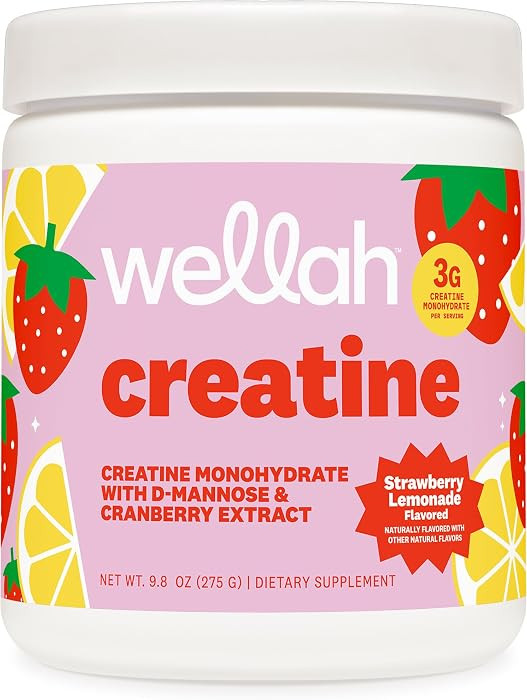 Wellah Creatine for Women - Creatine Monohydrate with Dandelion & Cranberry Extract (50 Servings,... | Amazon (US)