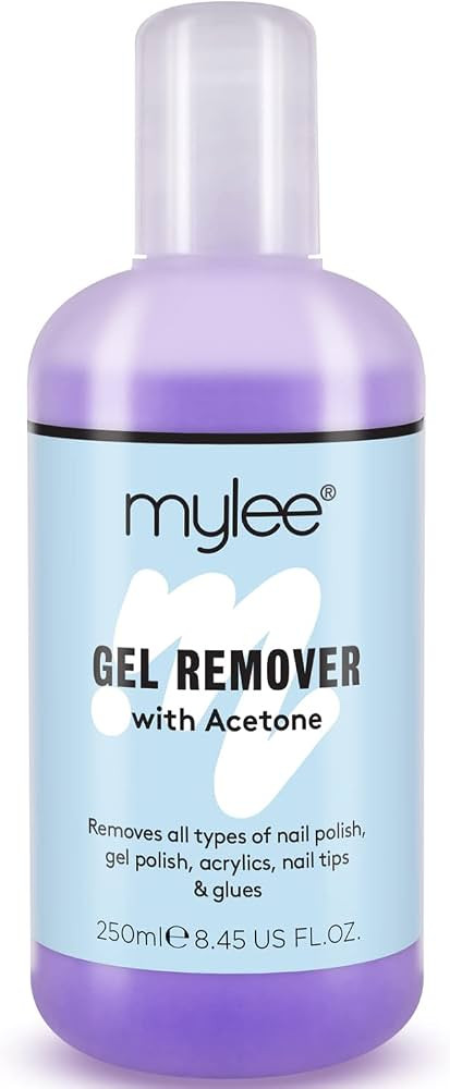 Mylee Gel Polish Remover Acetone 250ml, Salon Professional UV LED Nail Polish Cleaner for Manicur... | Amazon (UK)