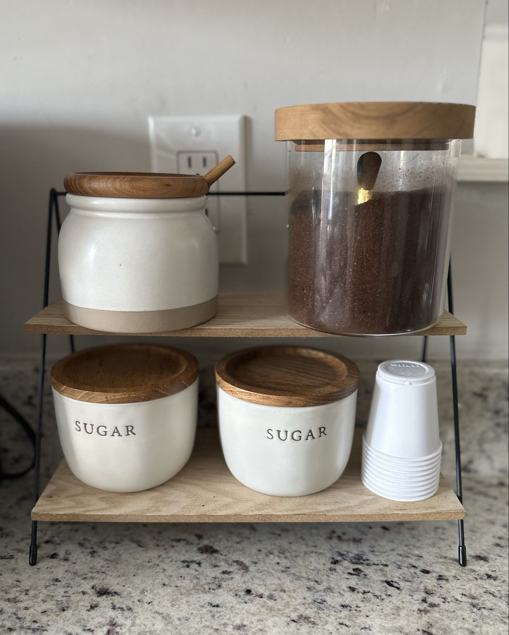 Coffee Station ☕️

Love this little section of my counter! I love ceramic jars and this combo is so aesthetic for modern, farmhouse and transitional styled kitchens! 

#LTKHome #LTKStyleTip #LTKFindsUnder50