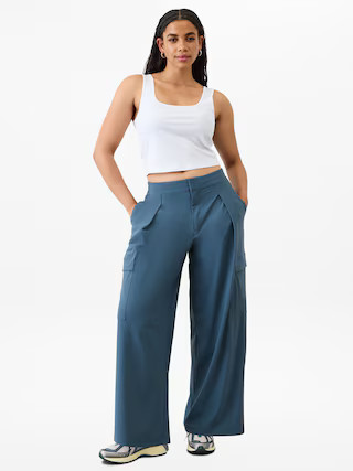 Signature Rib Square Neck Crop Tank | Athleta | Athleta