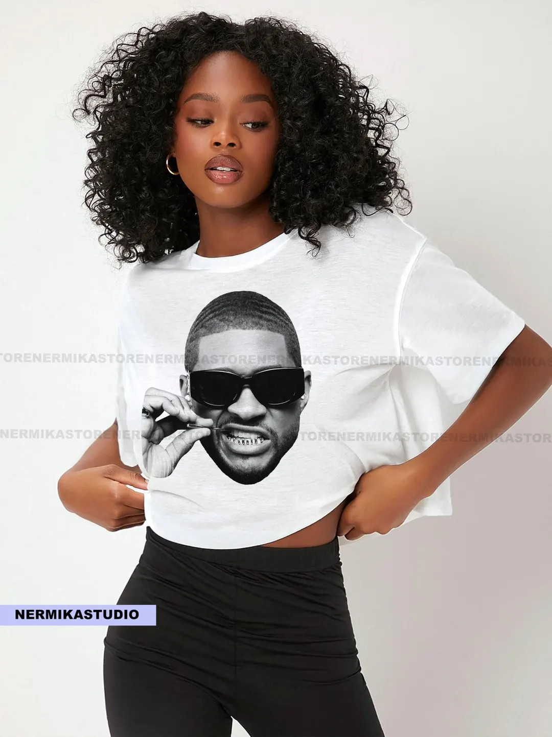 Usher R&B world tour crop top Raymond concert fan crop shirt | Etsy (Global)