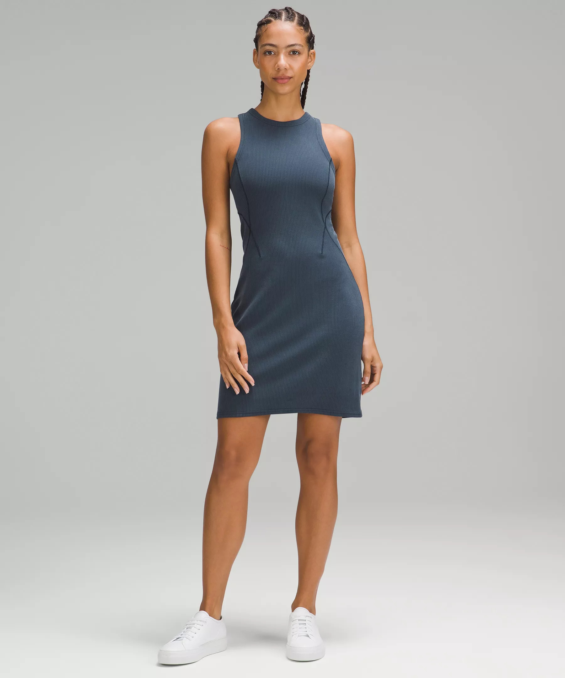 Ribbed Softstreme Slim-Fit Tank Dress | Lululemon (US)