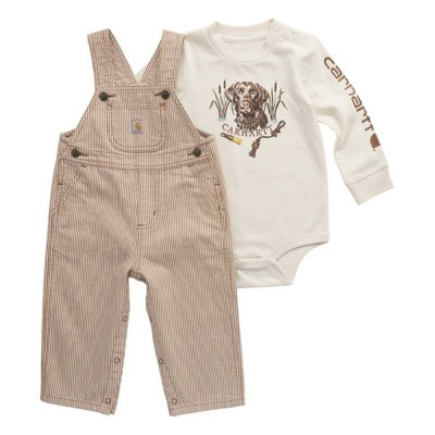 Baby Boys' Carhartt Stripe Onesie and Overalls Set | Scheels