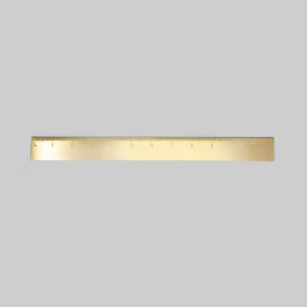 Engraved Brass Ruler - Project 62™ | Target