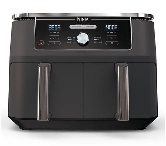 Ninja Foodi 6-in-1 10-qt XL 2-Basket Air Fryer with Dualzone - QVC.com | QVC
