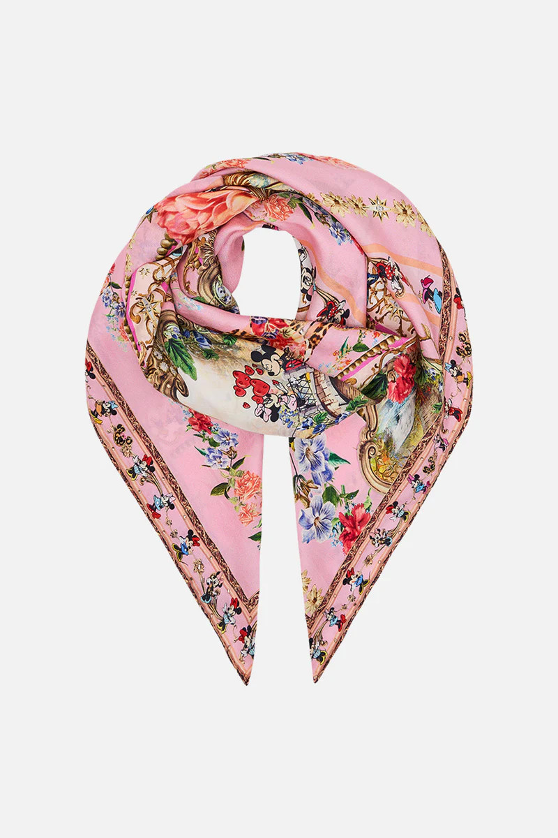 LARGE SQUARE SCARF MINNIES MELODY | Camilla UK