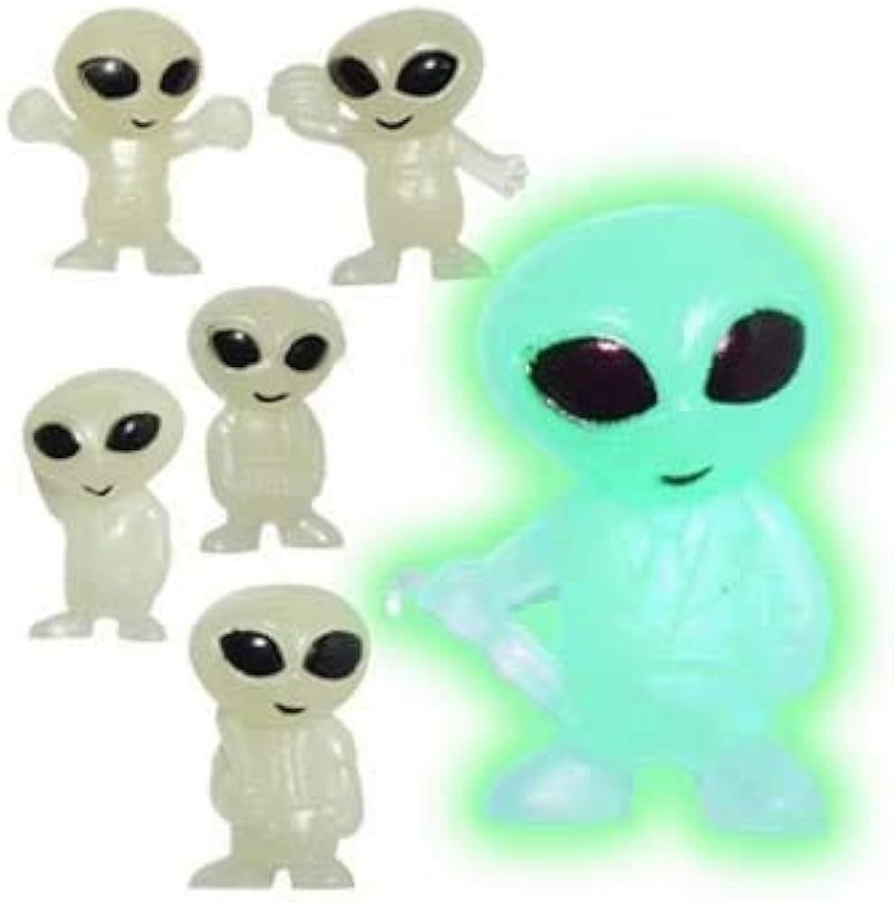EFEXs 20 Tiny Glow in the Dark Alien Figures | Amazon (US)