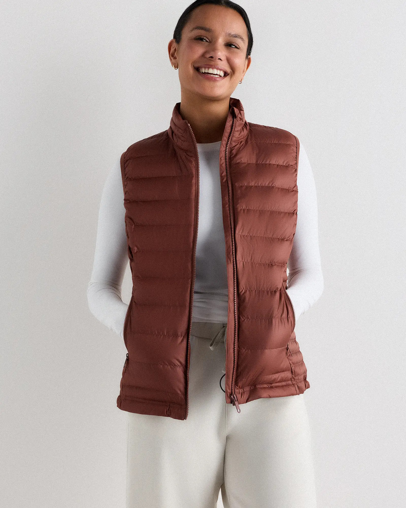 Lightweight Down Packable Puffer Vest | Quince