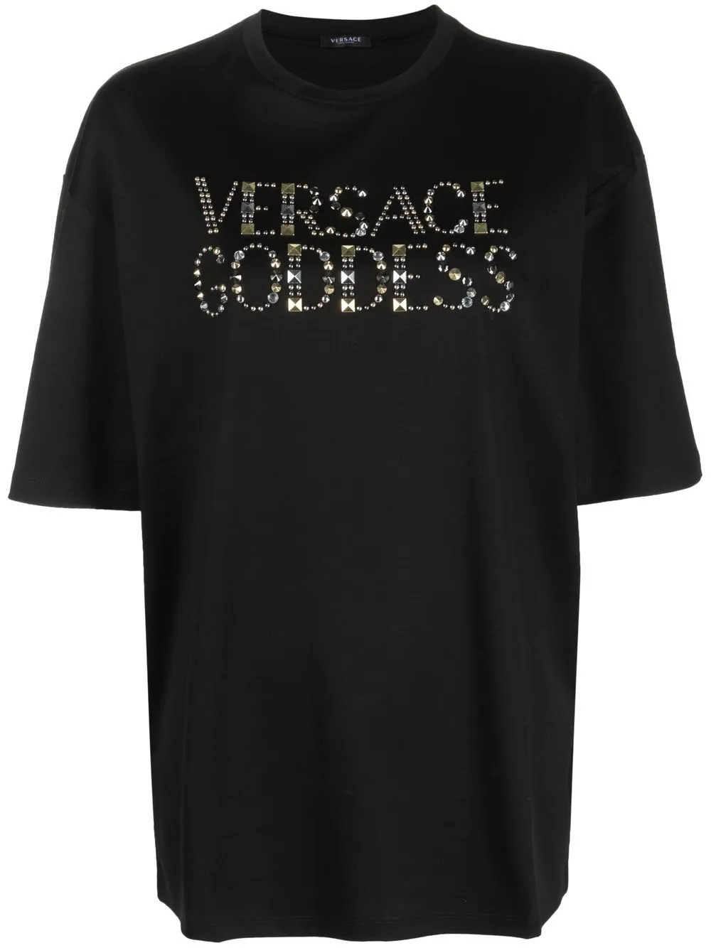 Versace Versace Goddess-print T-shirt - Farfetch | Farfetch Global