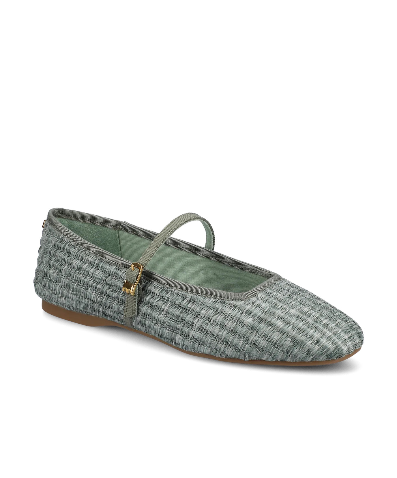 The Hummingbird Mary Jane - Seafoam Raffia | Birdies