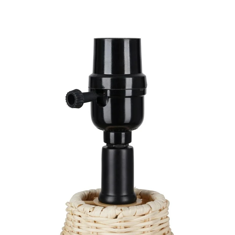 Better Homes & Gardens 18" Woven Rattan Table Lamp, Natural Finish | Walmart (US)