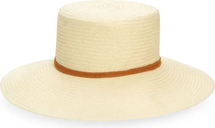 x Biltmore® Wide Brim Straw Boater Hat | Nordstrom