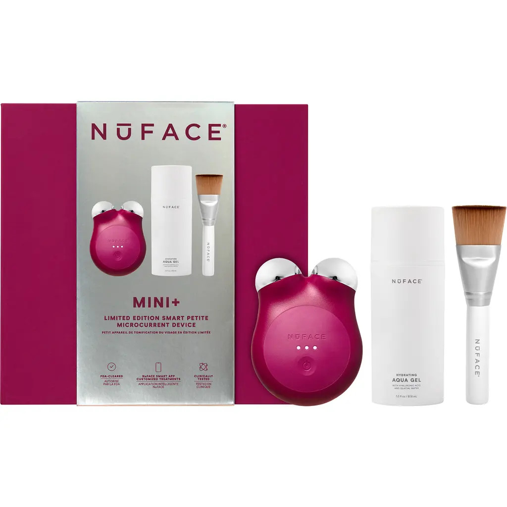 NuFACE® MINI+ Smart Facial Device Kit $325 Value in Velvet Rose at Nordstrom | Nordstrom